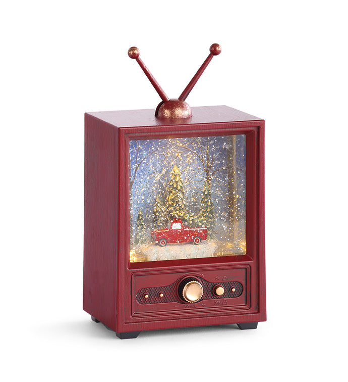TV Christmas Water Globe