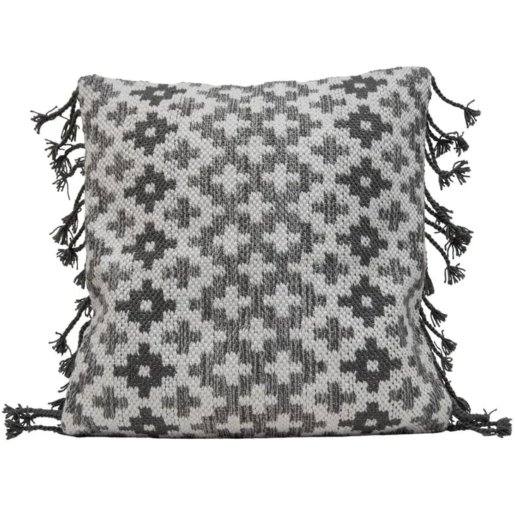 Hand Woven Ebe Pillow Gray 24 * 24