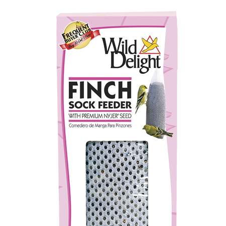 Finch Sock Feeder with Nyjer Seed