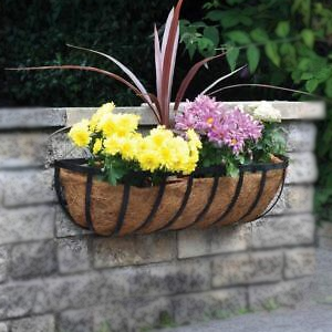 hanging planter trough Wall Trough with Liner