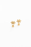 Snowflake Stud Earrings