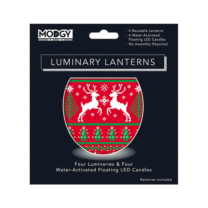 Ugly Sweater Luminary Lanterns