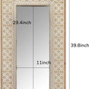 Wooden Wide Framed Mirror