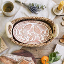Handmade Bread Warmer & Wicker Basket