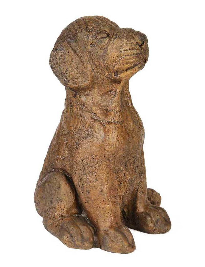 Sitting Lab Dog Statue