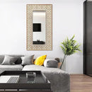 Wooden Wide Framed Mirror