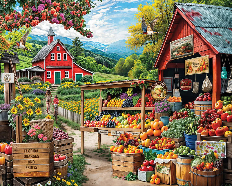 white mountain garden seeds puzzle White Mountain 1000 Piece Puzzle