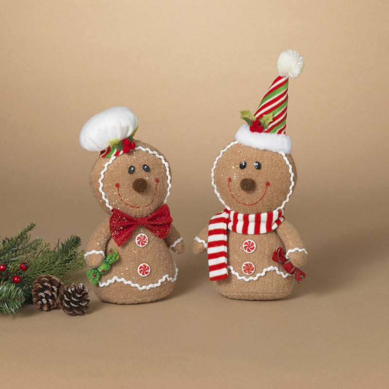 10" Holiday Gingerbread Plush Man