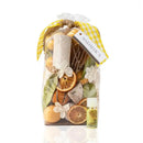 Lemon Zest & Thyme Glass Potpourri Bag
