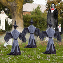 Outdoor Light Up Witches Halloween Decoration