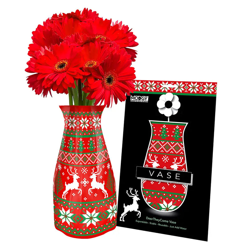 Holiday Luminary Expandable Vases