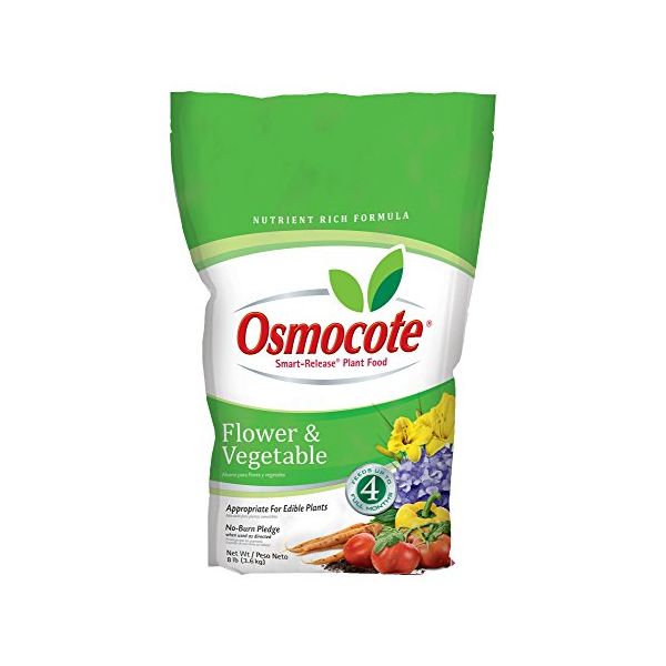osmocote smart-release plant food plus outdoor & indoor 8 lbs Osmocote Smart-Release Flower & Vegetable Granules Plant Food