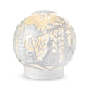 Glitter Town Scene Globe