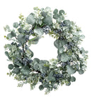 22" Eucalyptus Blue Berry Wreath