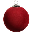 Berry Flocked Ball Ornament