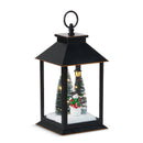 10.5" Lighted Snowman Lantern