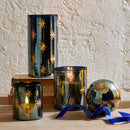 Etched Blue Star Container