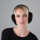 Surell-Mink Fur Earmuffs with Velvet Band
