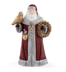 Santa Holding Wreath & Owl