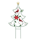 Cardinal Poinsettia Tree Garden Stake