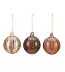 Brown Glass Ornament