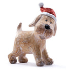 Dog with Santa Hat