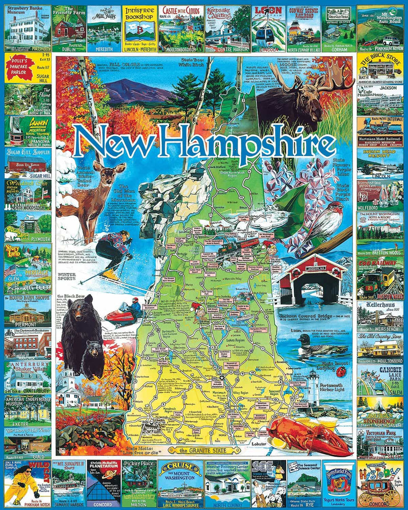 white mountain garden seeds puzzle White Mountain 1000 Piece Puzzle