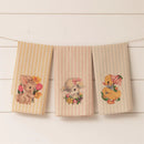 Vintage Spring Animal Tea Towel Set