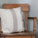 Hand Woven Aleks Pillow Gray 18 * 18