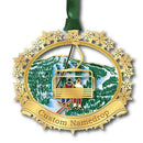 Beacon-Skiers on Chairlift Ornament (New Hampshire)
