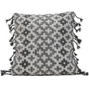 Hand Woven Ebe Pillow Gray 24 * 24