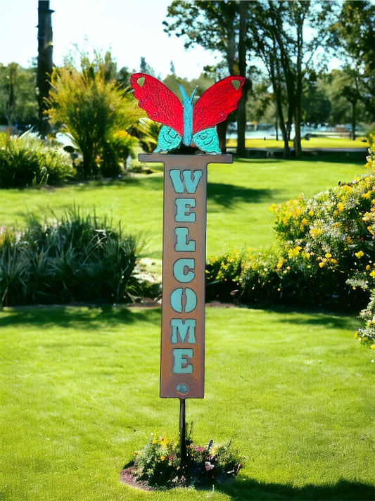 Assorted Welcome Garden Stakes