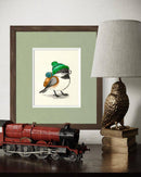 Backpacking Chickadee Print
