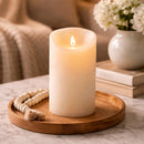 Cream Non Drip LED Flame (2 Size Options)