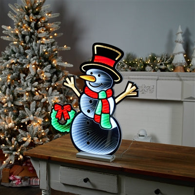 16" Deer with Scarf Infinity Light