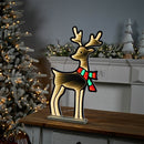 23" Deer with Scarf Infinity Light