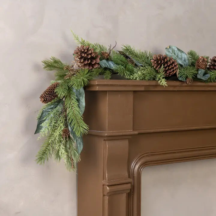 6' Cedar, Pine, & Magnolia Garland