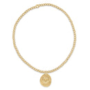 Classic Gold Inspire Love Bracelet 2mm