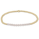 Gold Bliss Pearl Bracelet 3mm