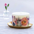 Blushing Rose Botanical Candle