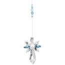 Aquamarine Crystal Guardian Angel Suncatcher