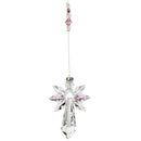 Rose Crystal Guardian Angel Suncatcher