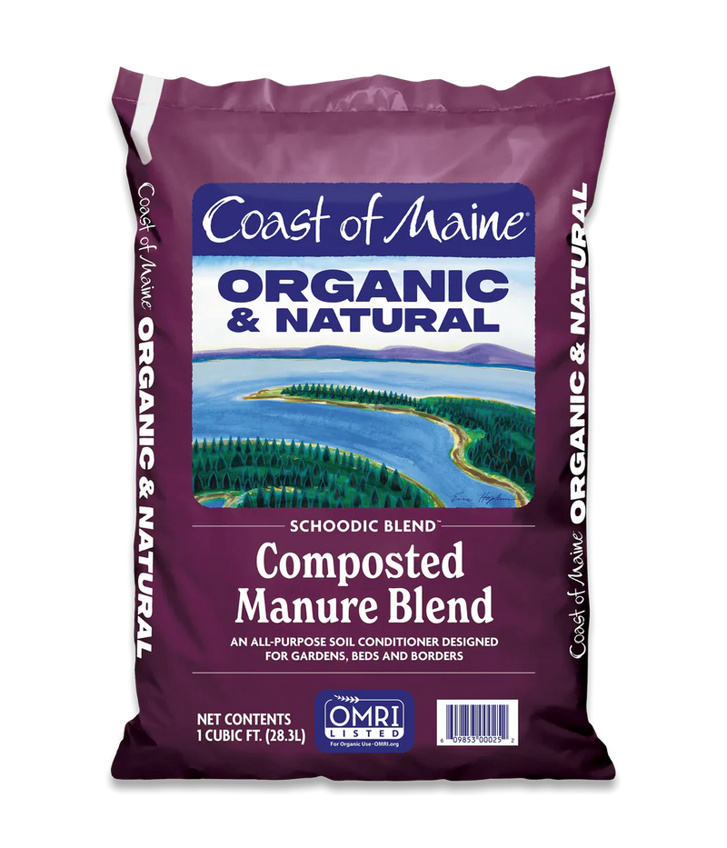 Cow Manure Compost Schoodic Blend by Coast of Maine