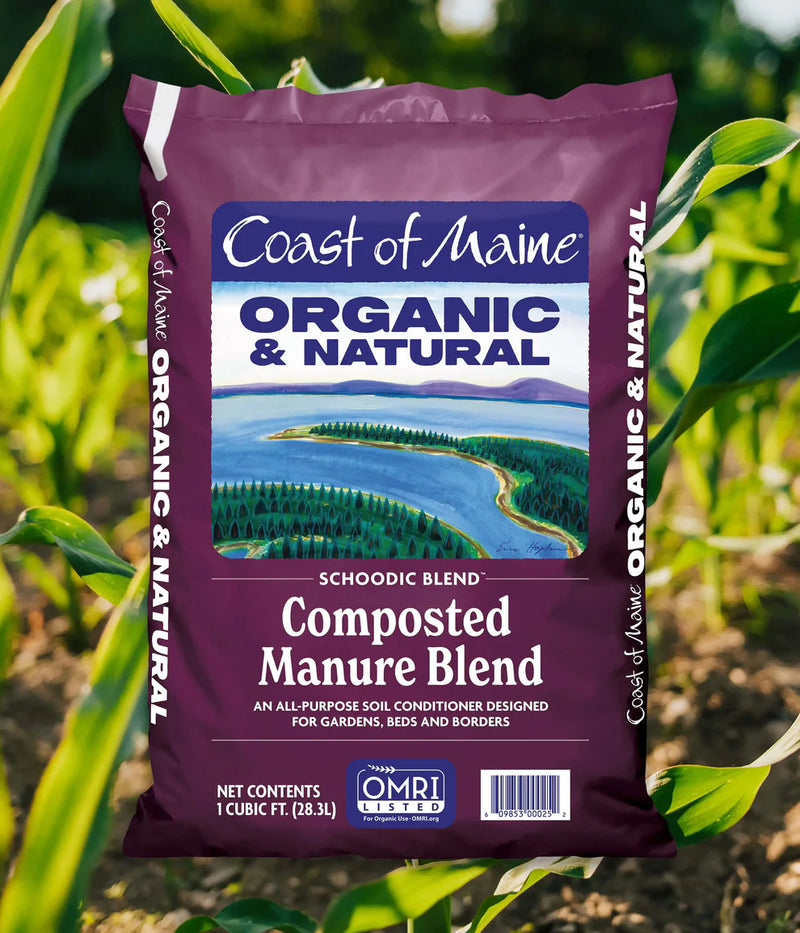 Cow Manure Compost Schoodic Blend by Coast of Maine