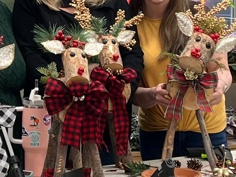 Rustic Holiday Reindeer Workshop November 22, 2025 10AM