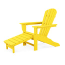 Palm Coast Adirondack Chair w/ Hideaway Ottoman - In Stock