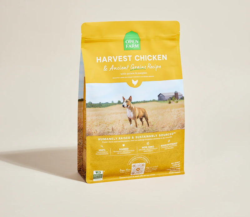 Open Farm Harvest Chicken & Ancient Grains Dog Kibble