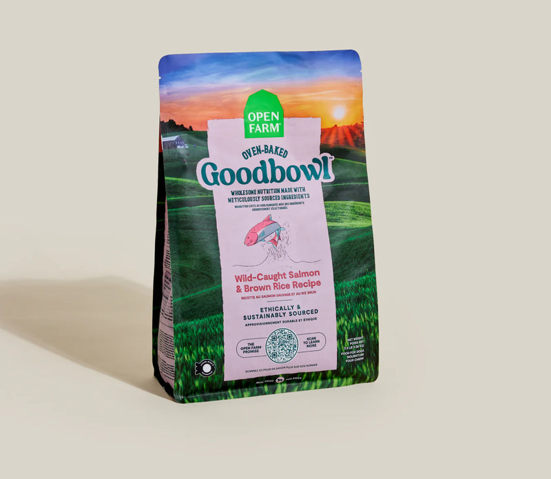 Open Farm Goodbowl™ Wild-Caught Salmon & Brown Rice Dog Kibble