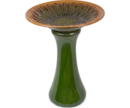 22.5" Sunflower Birdbath