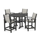 Coastal 5 Pc Counter Dining Set - In Stock